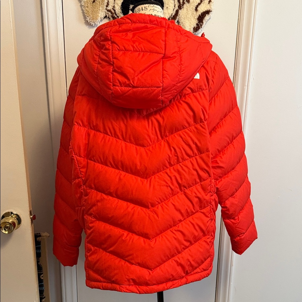 The North Face Fiery Red Quilted Jacket - Picture 2 of 5